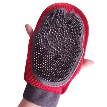 

Pet Grooming Dog Hair Brush Comb Glove For Pet Cleaning Massage Grooming Supply Glove For Animal Finger Cleaning Cat Hair Glove