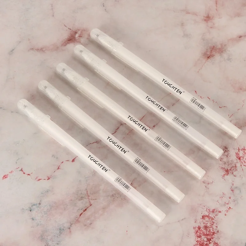 0,6 мм/0,8 мм белые чернила фотоальбом гелевая ручка, канцелярские ...