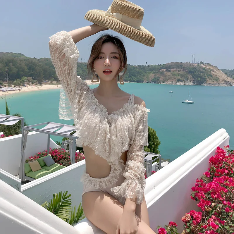 

Women's Bathing Suit Plavky Women Bikinis 2019 Woman Swimwear One-Piece Swimsuit For Surfing Large Brand Swimsuits Female Sexy
