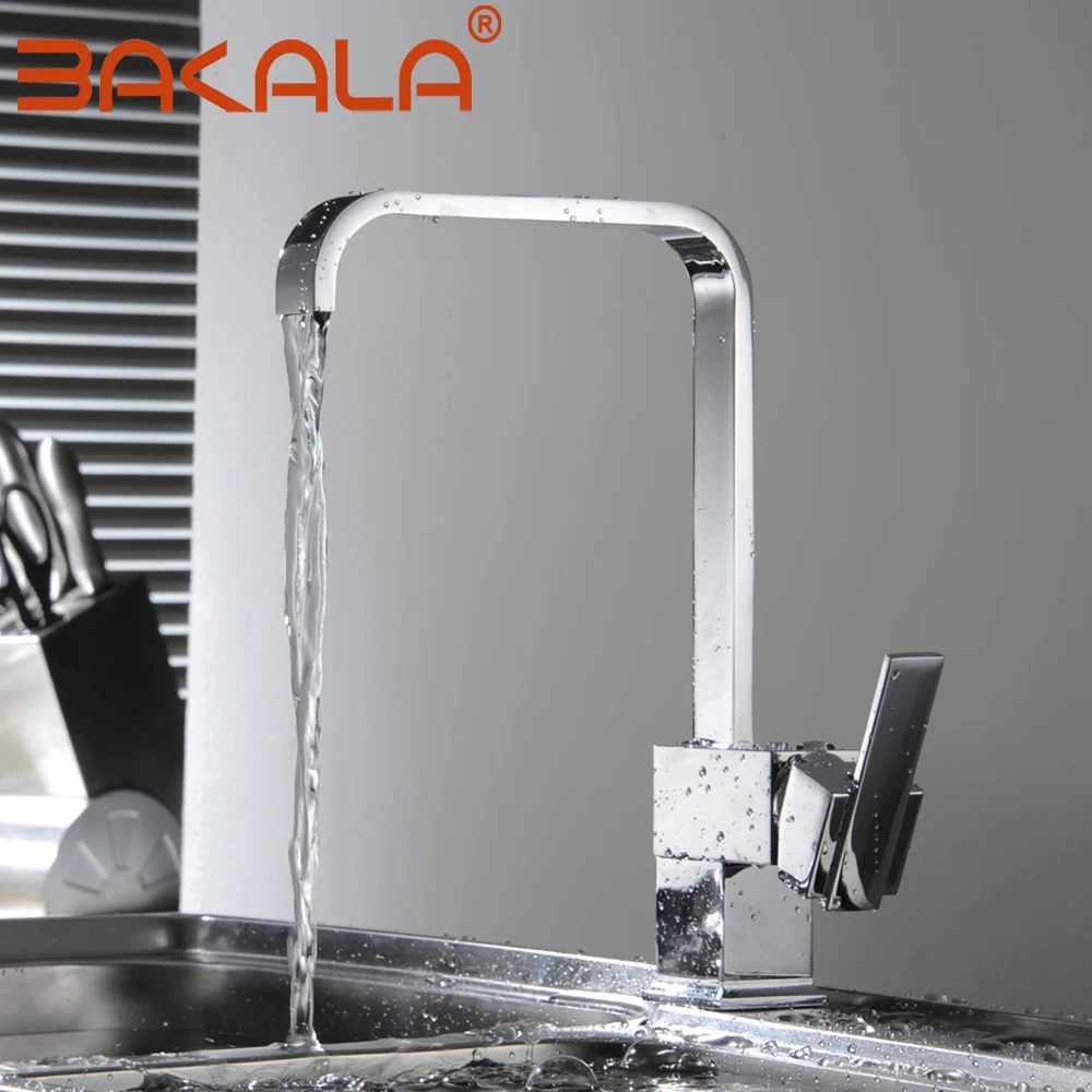 Kitchen Faucets Brass Kitchen Sink Water Faucet Swivel Faucet Mixer Single Holder Single Hole Chrome Mixer Tap For Kitchen 8054 Kitchen Faucets Brass Kitchen Sink Water Faucet Swivel Faucet Mixer Single Holder Single Hole Chrome Mixer Tap For Kitchen 8054
