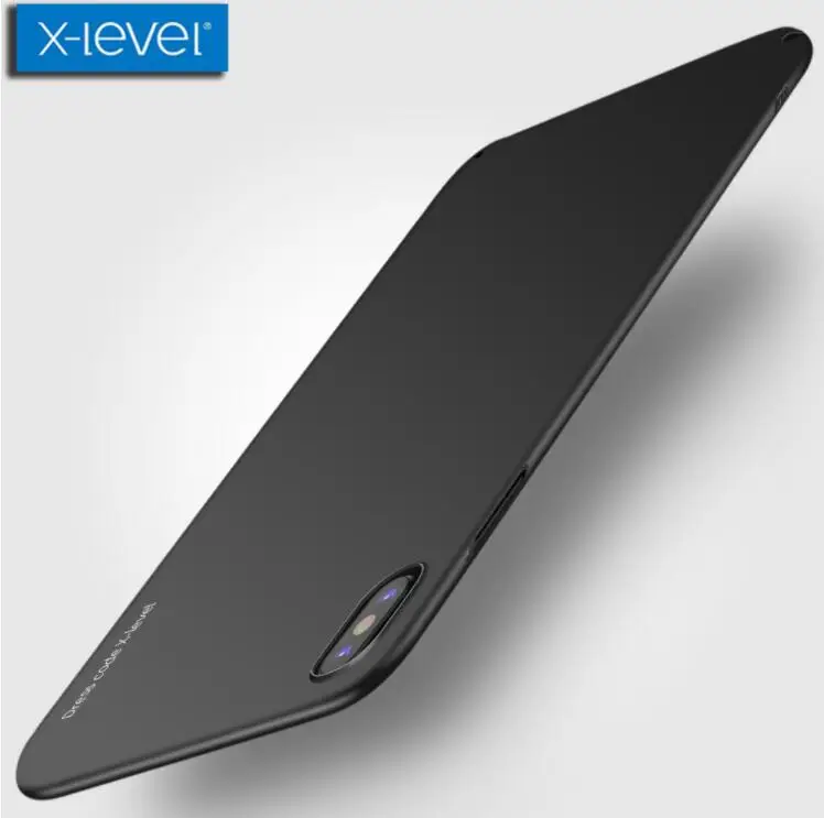 

X-Level High Quality PC Case For Apple iPhone X XS XR XSMAX Hard Back Case for Iphone 7 8 6s Plus 5S Ultra Thin Back Cover Case