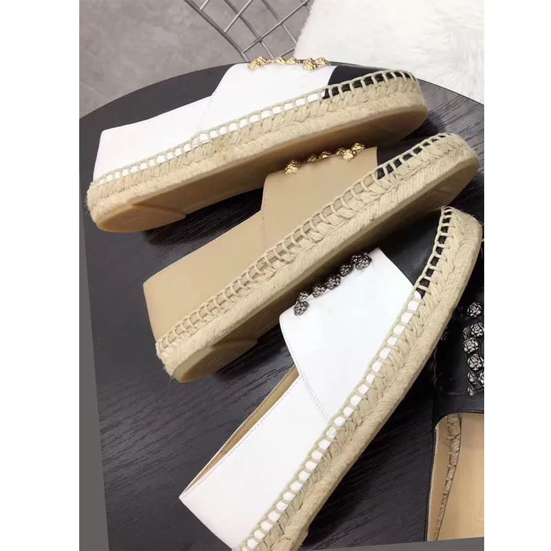 

luxury brand high quality women shoes thick sole woman casual fisherman shoes Real leather shoes