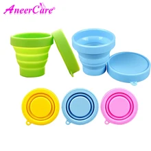 10pcs menstrual cup sterilizer coppetta mestruale esterilizador collapsible silicone Outdoor Sport Water Cup sterilizing cup