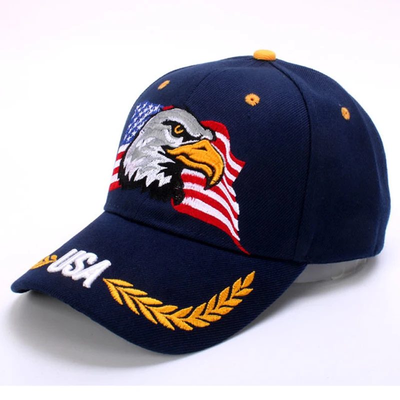 Флаг США Орел Вышивка Бейсбол кепки Орел Snapback кепки s Casquette шапки повседневное Gorras папа головные уборы для мужчин и женщин