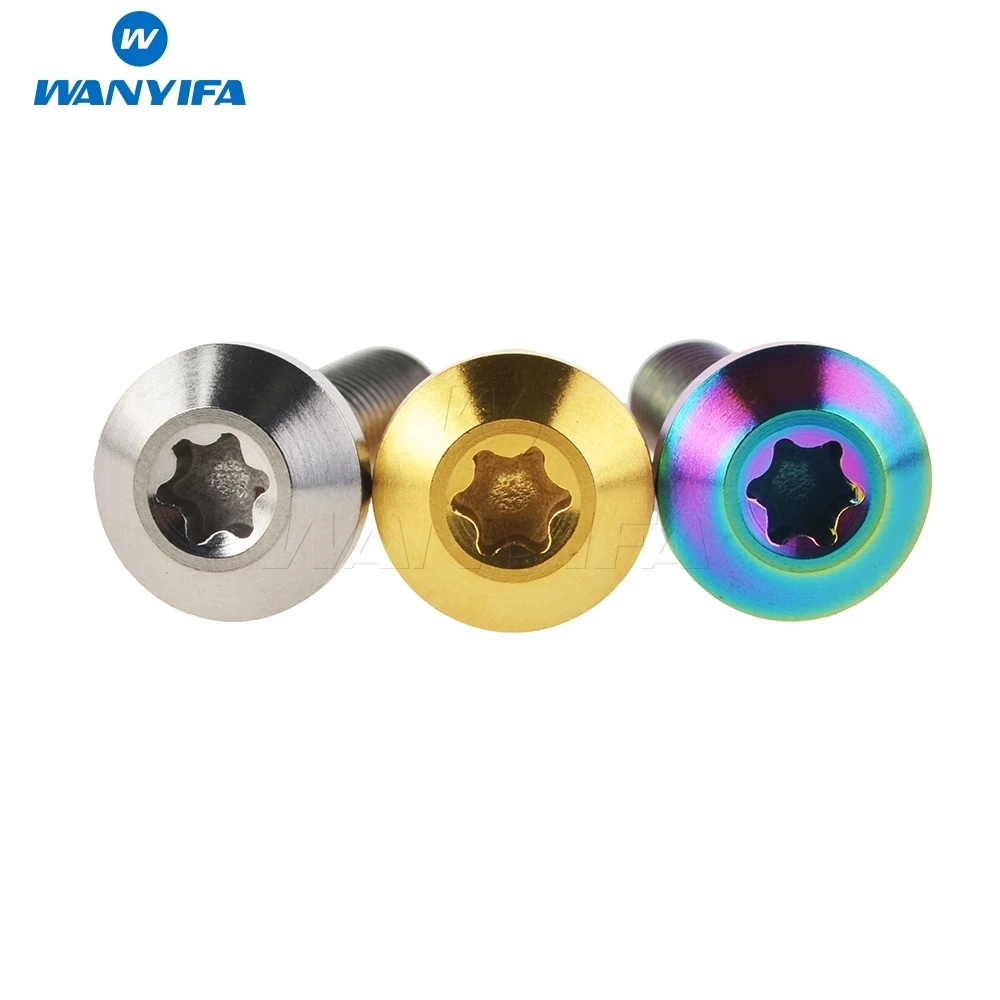 Wanifa M8 x 30 мм 1 25 шаг Torx Кнопка головка титановый мотоцикл велосипедный диск