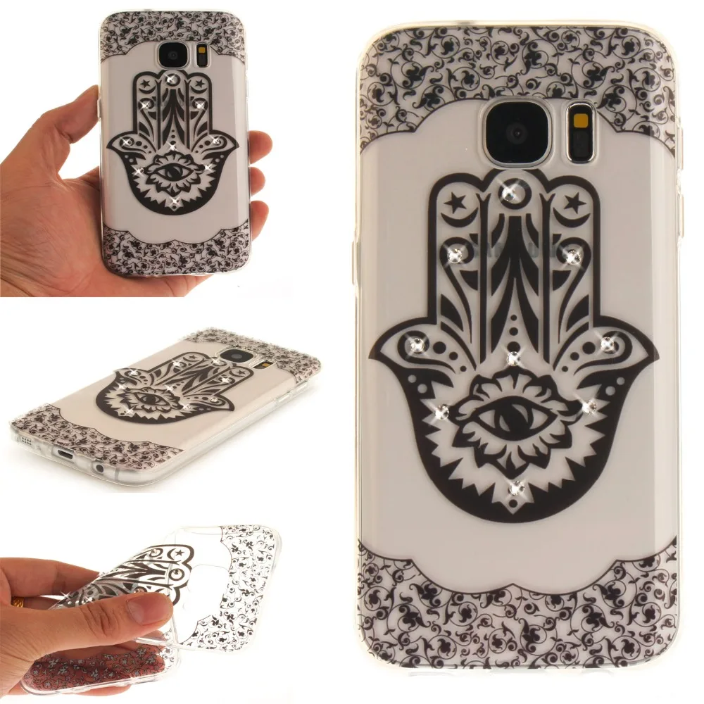 

For samsung galaxy s7 case coque for GalaxyS7 Cover SM-G930f Diamond Patterned TPU Case For samsung S7 phone case 5.1 inch