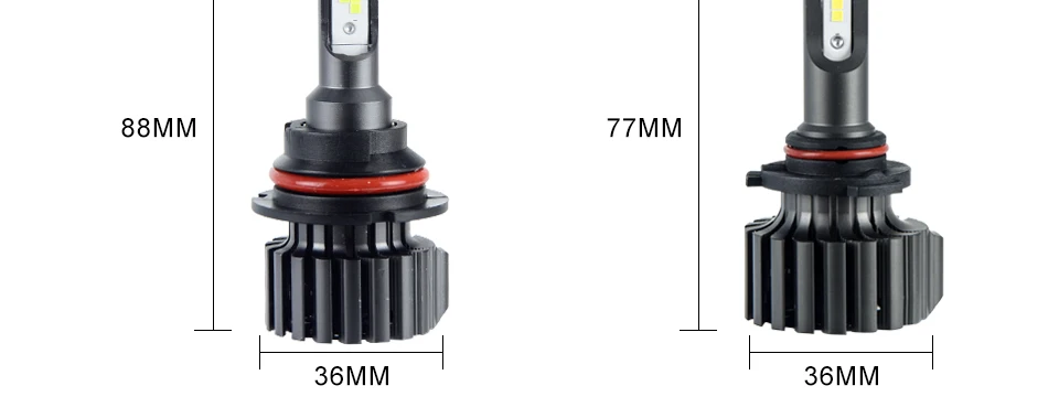 Foxcncar H7 H4 LED Car headlight Bulb H1 H11 H8 H9 9004 HB3 mini Lamp 9005 HB3 9006 ZES Chip 24V 12000lm 72W 6500K 12V Auto Lamp (15)
