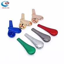 Горячие Металлические курительные трубы с крышкой из цинкового сплава ручные трубы 7 цветов табачные Металлические курительные трубы с подарочной коробкой GT7015 vape