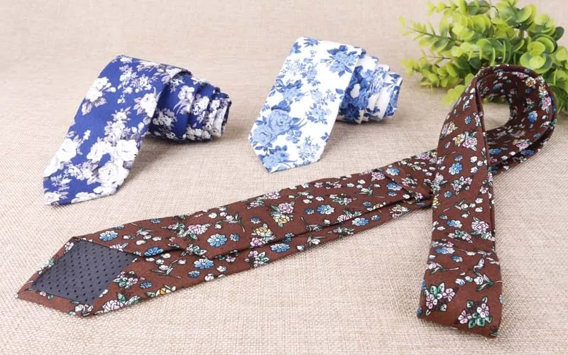 Mantieqingway 6,5 см хлопок Цветочный шейный платок галстуки для мужчин костюм свадебный бизнес Gravatas corbatas тонкий шейный галстук аксессуары для