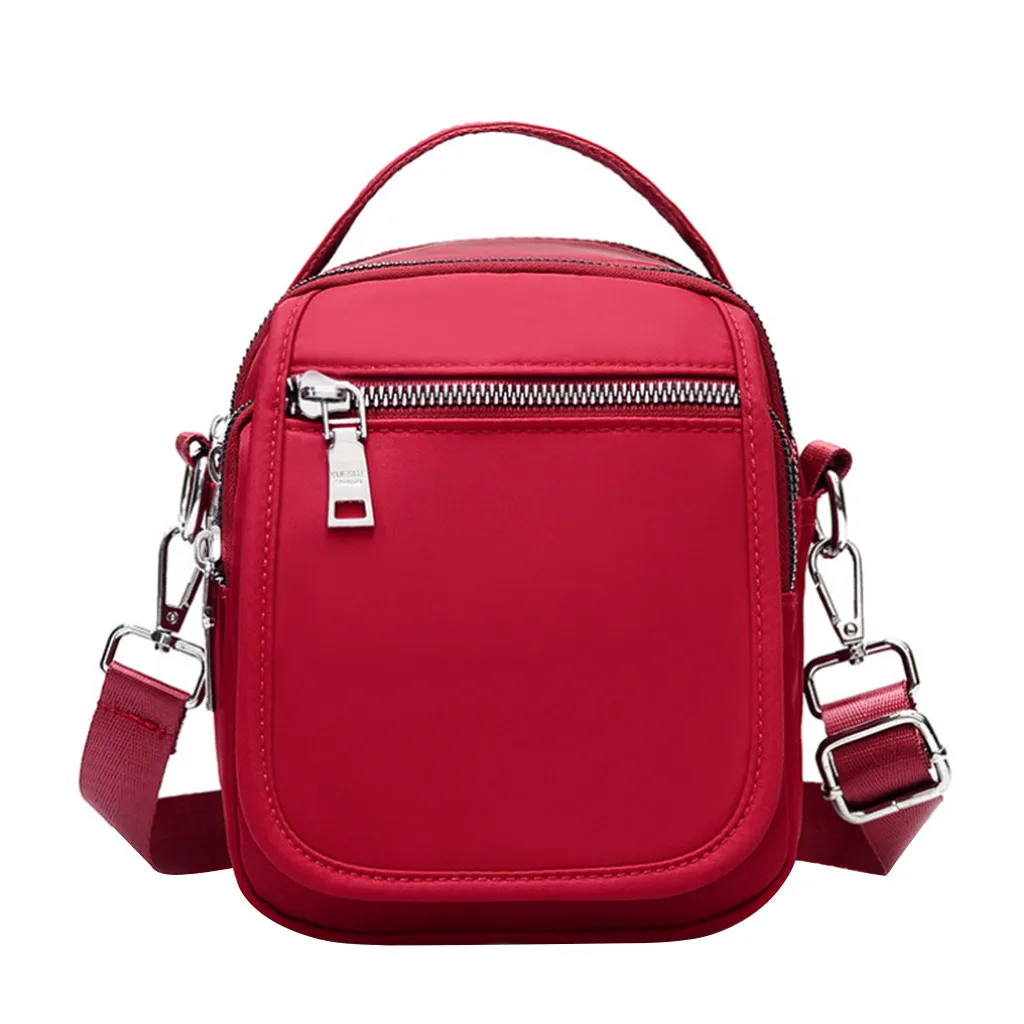

Handbags Women's Fashion Nylon Waterproof Shoulder Messenger Pure Color Bag bags for women 2019 bolsa feminina