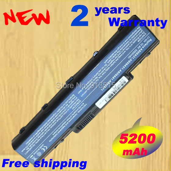 Новый аккумулятор для ноутбука Acer eMachines E725 E727 G627 G525 G625 G630 G725 D525 D725 AS09A61 AS09A41 AS09A31 |