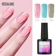 ROSALIND гель 1 S P+ черная бутылка 10 мл эффект искусственного меха P01-12 гель лак для ногтей 3D UVLED длинный стойкий Гель-лак