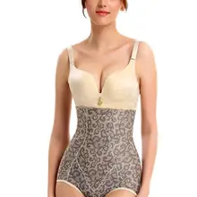 Плюс Размеры Для женщин сексуальный живот и бедра Высокая Талия Управление белье для похудения и коррекции фигуры Body Shaper бесшовное корректирующее нижнее белье Корректирующее белье