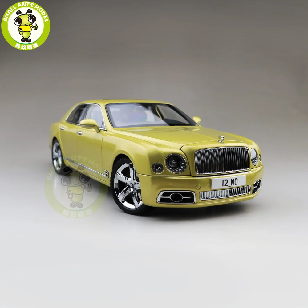 1/18 почти настоящая Bentley Mulsanne speed Julep литая под давлением металлическая модель автомобиля коллекция подарков хобби