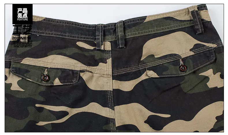 Cargo Shorts Men Cool Camouflage Summer Hot Sale Cotton Casual Men Short Pants Brand Clothing Comfortable Camo Men 2019 New MuLS 6