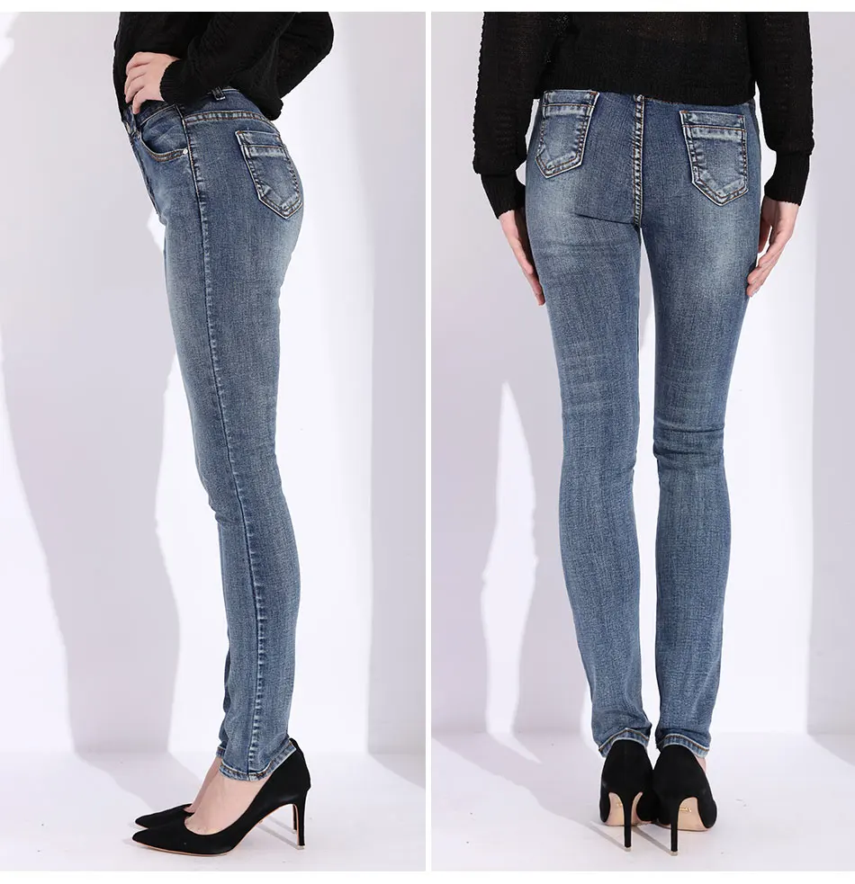 Garemay Stretch Jeans Skinny Women Slim Female Denim Ladies Jeans Womens Spring Denim trousers Pencil Pants Jeans Femme