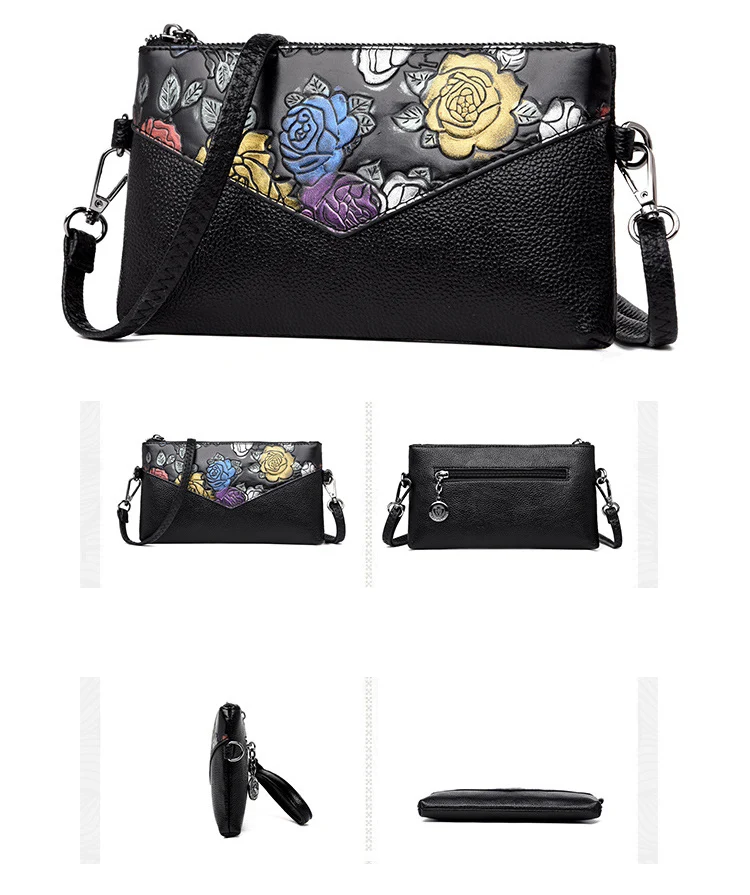 Модные кожаные женские сумки с бабочкой и цветочным узором, женские сумки через плечо, женские сумочки для телефона, женские сумки