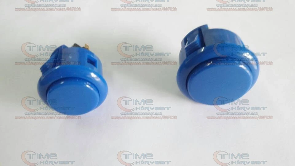 10 Pcs Original Obsf 30 Or Obsf 24 Sanwa Push Button Royal Blue Pushbutton For Arcade Game Machine Game Cabinet Accessories Sanwa Push Button Buttons Sanwasanwa Buttons Aliexpress