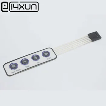 

EClyxun 1pcs 1x4 Key Matrix Array Membrane Switch Keypad Keyboard Display Switch Control Panel Keypad DIY Parts