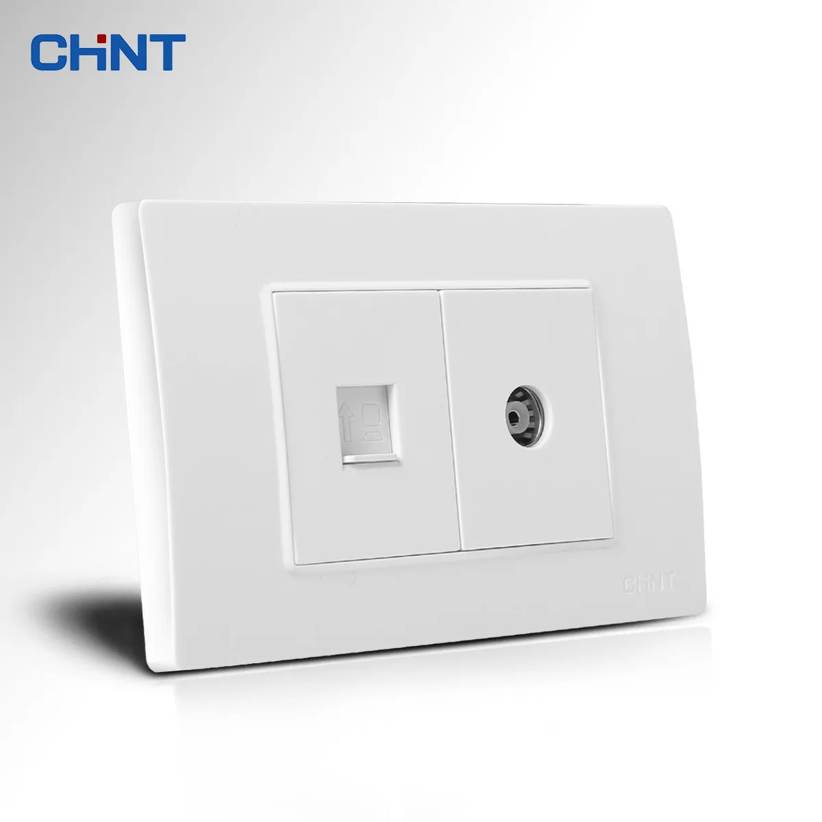 

CHINT Socket NEW5D White Two Position Television Computer Socket Connect Intel Socket