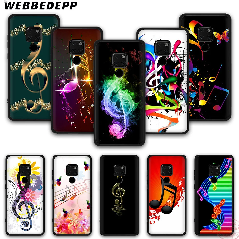 WEBBEDEPP Music note TPU Phone Case for Mate 10 20 30 Pro Lite Nova 2i 3i 3 4 5i 2 5 |