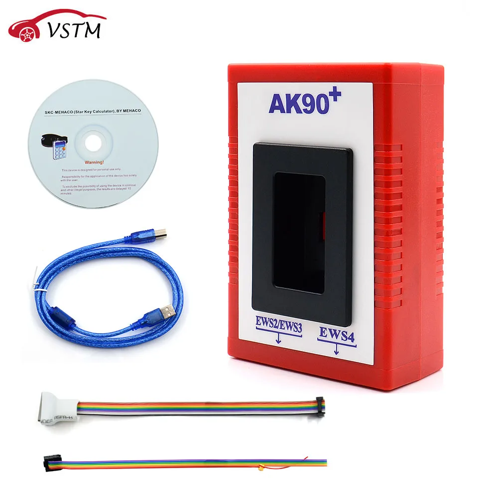 

VSTM AK90 For BMW AK90+ Auto Key Programmer For BMW EWS From 1995-2009 V3.19 AK90 Key Programmer Porgramming Tool