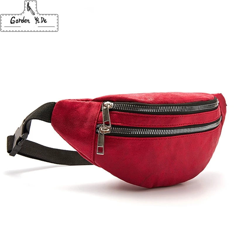 Two Zipper Travel walk Denim Jean Bum Bag Waist Bag Fanny Pack Cell Phone Pouch
