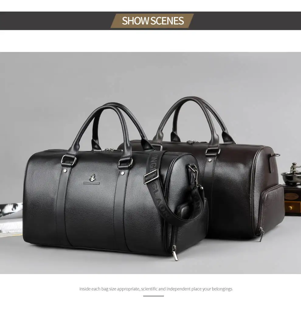Мужская Дорожная сумка для багажа, мужская спортивная сумка из натуральной кожи, сумка для багажа, большие дорожные сумки для путешествий