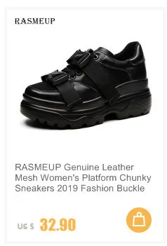 RASMEUP размера плюс 47 женские носки кроссовки трикотажные дышащие женские мужские туфли Модные женские массивные кроссовки женские черные белые