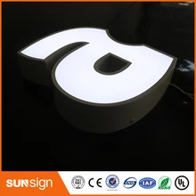 

Outdoor led letter frontlit channel sign