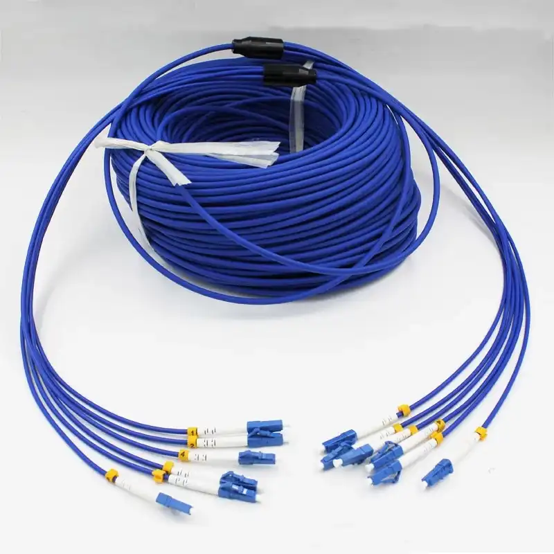 250mtr 6 core armored fiber patchcords sc lc fc st upc single