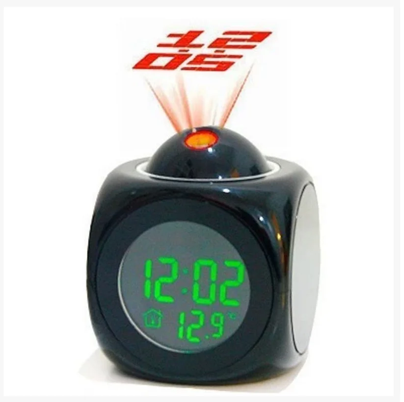 

Projection Alarm Clock Digital Date Snooze Function Backlight Rotatable Wake Up Projector Multifunctional Led Clock Hot