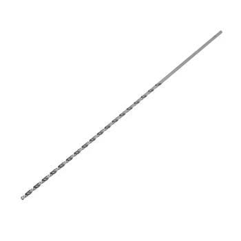 

DSHA New Hot HSS Straight Shank 4mm Twist Head 300mm Long Drill Bit Silver Tone