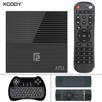 XGODY New A95X F2 Phone APP Control Android 9.0 Smart TV Box 4GB 32/64GB Amlogic S905X2 Quad Core Dual 2.4G/5G WIFI Media Player
XGODY New A95X F2 Phone APP Control Android 9.0 Smart TV Box 4GB 32/64GB Amlogic S905X2 Quad Core Dual 2.4G/5G WIFI Media Player