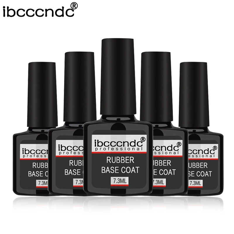 High Quality Rubber Base Coat Top Coat Gel Nail Polish Soak Off Long Lasting Nail Art Gel