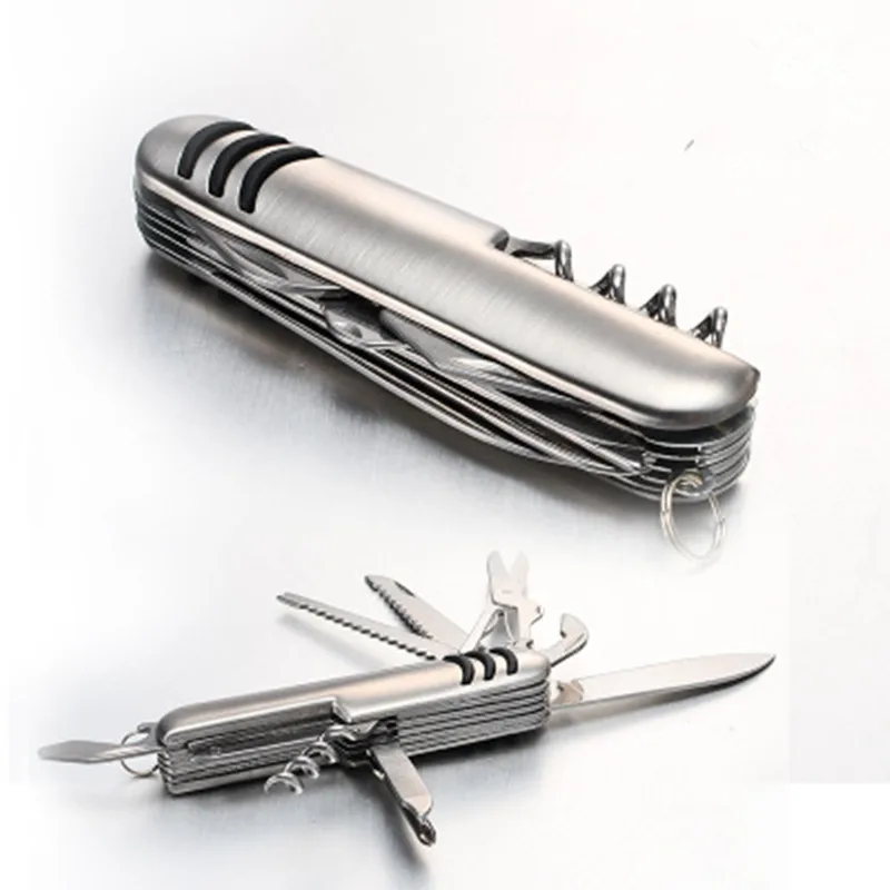 

11 Function Stainless Steel Pocket Multi Knife Outdoor Survival Folding Knife