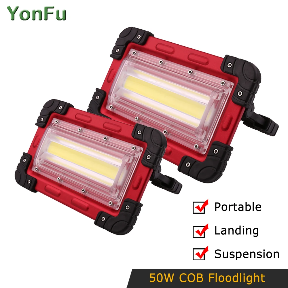 

30W LED Flood light Waterproof IP67 COB Led Rechargeable Flood Light USB Led Projector for Outdoor Lighting