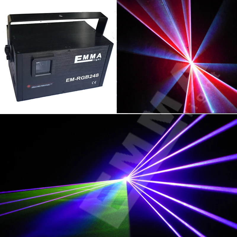 Outdoor Rgb Laser Spot Projector / Programmable Laser Light Show System