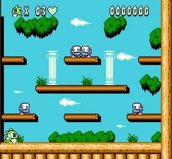 

Bubble Bobble Part 2 72 Pins Game Card For 8 Bit Game Player