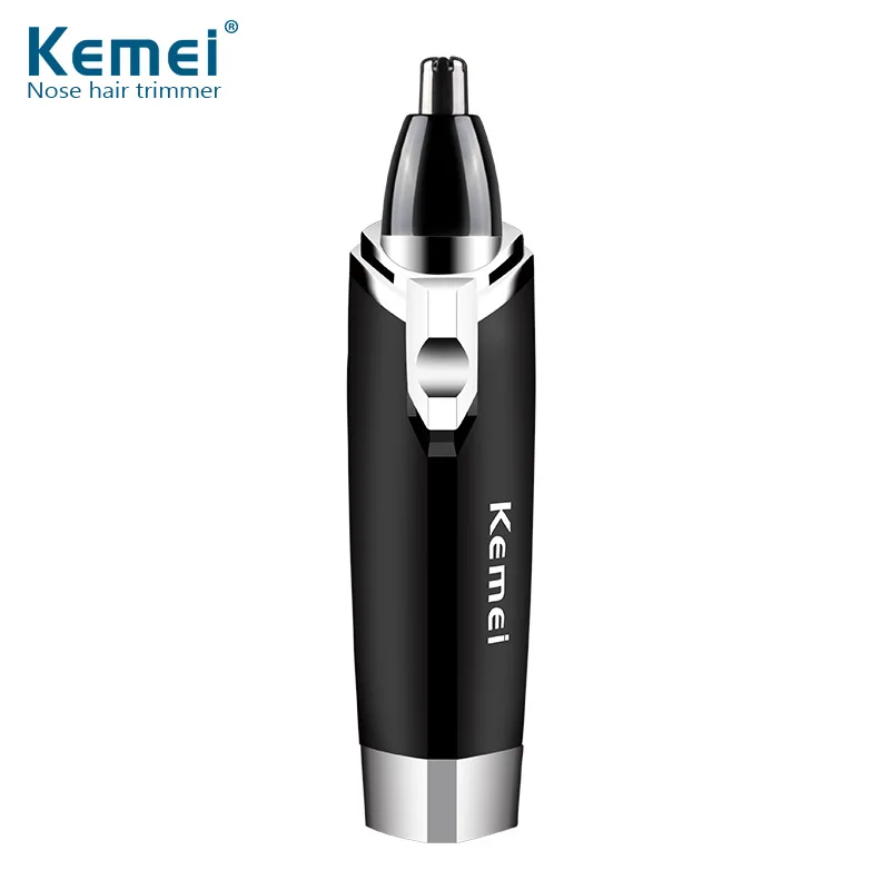 

Nose Trimmer Clipper Shaver Ear Trimmer Hair Remover Men AA Battery Shaving Trimmer for Nose Ear Trimmer Cutting Machine KM-6512