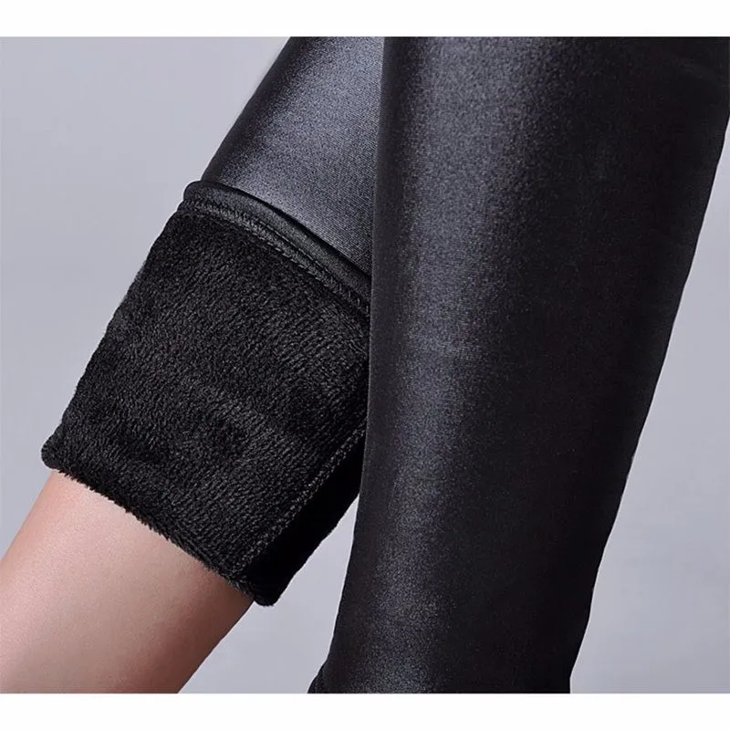 Autumn-Winter-Warm-leggings-Sexy-Fashion-Bottoming-Pants-women-Faux-Leather-High-waist-Stretch-Material-Pencil (2)