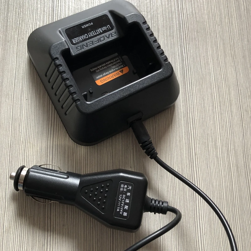 Baofeng UV-5R Walkie talkie зарядное устройство USB 12/24 V с настольное зарядное устройство