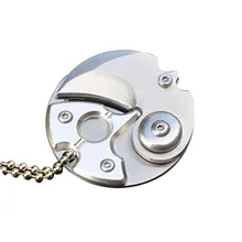 Portable Mini Folding Blade Knife Outdoor EDC Tool Small Coin Pocket Knifes Keychain Multitool Key Chain Survival Hand Tools