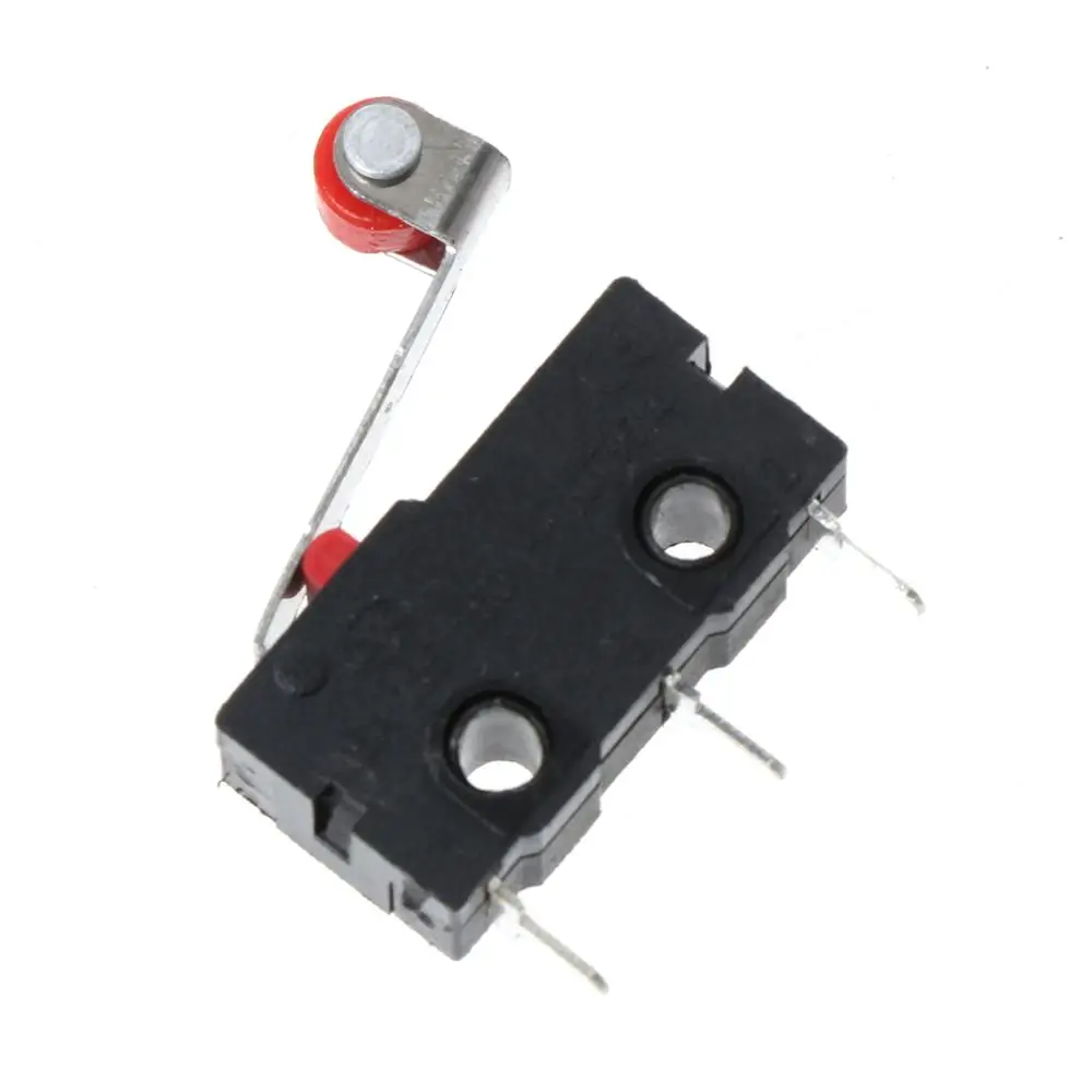 

Normally Open Roller Lever Arm Close Limit Switch Micro KW12-3 Micro Switch 5A AC 125V-250 20 x 10 x 5mm