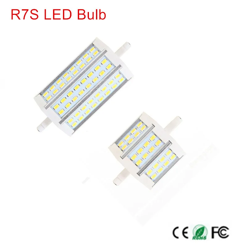 

1PCS High Power Dimmable R7S led 5W 10W SMD5730 78mm J78 118mm J118 LED bulb light lamp AC85-265V replace halogen floodlight