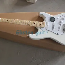Блестят новые белые ST электрогитара, sss пикап