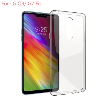 

100pcs/lot transparent smooth Soft TPU Cover Case For LG Q9 / G7 Fit