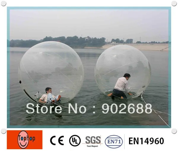 

2016 Free shipping and Crazy price!!! fun entertainment TIZIP inflatable water ball, human size inflatables water rolling ball