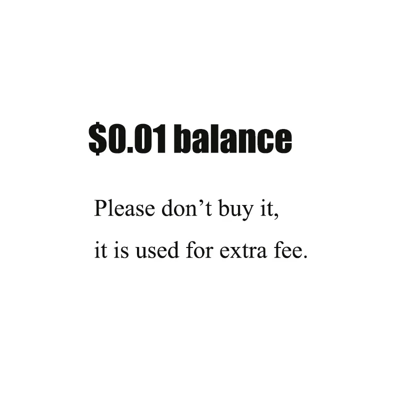 

This link is used for resending a new item or shipping fee or drop ship, please don't pay for it without contacting sellers
