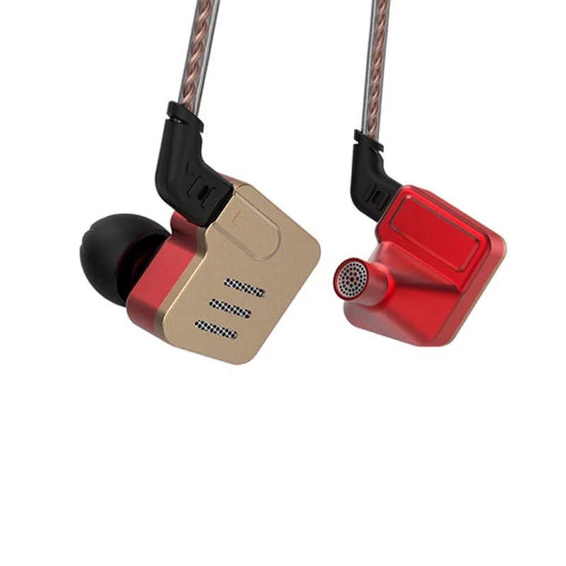 

KZ BA10 Earphones Balanced Armature Driver 5BA Headset HIFI In Ear Monitor Earphone Sport Noise Cancelling Metal Earphones